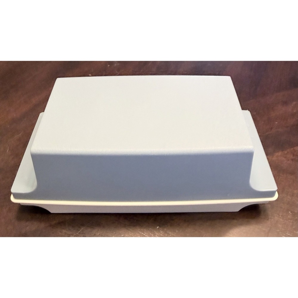 Tupperware Blue Double Two Stick Butter Keeper Dish 1511–3 Base 1512–1